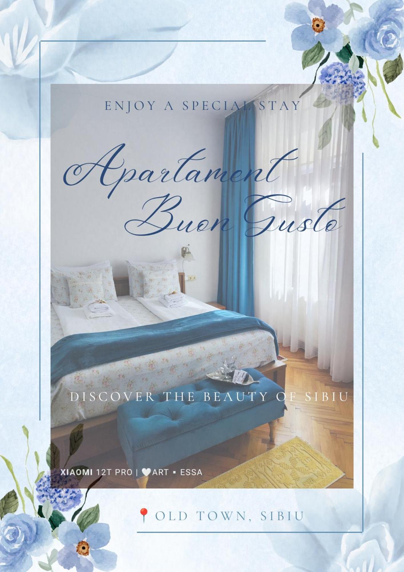 Apartament Buon Gusto,Near Main Square And Liar Bridge,Historical Side Of City Center سيبيو المظهر الخارجي الصورة